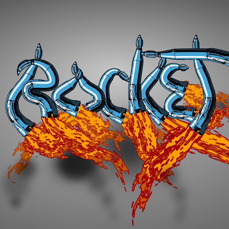 speed modelling challenge - rocket- 