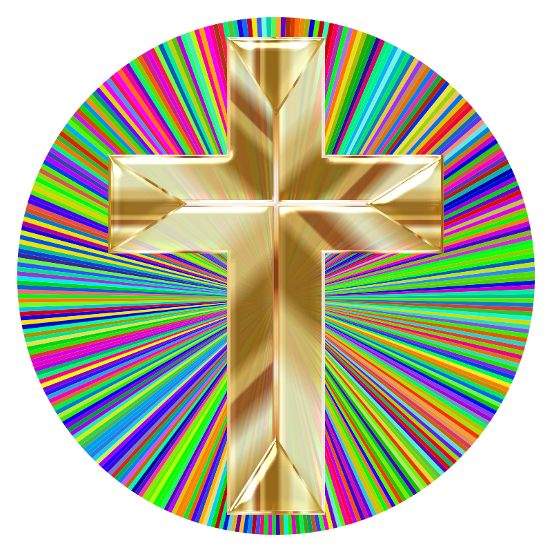 Prismatic Translucent Cross