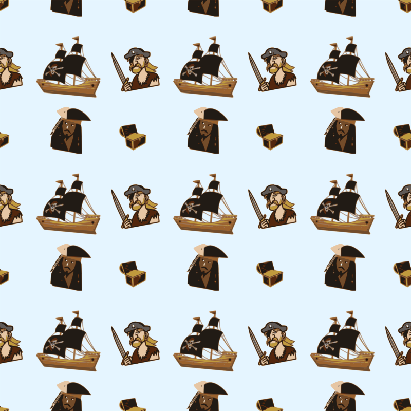 Pirate-seamless pattern