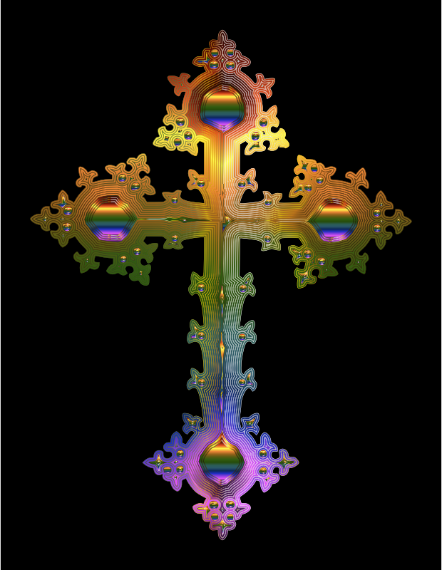 Prismatic Ornate Cross 2
