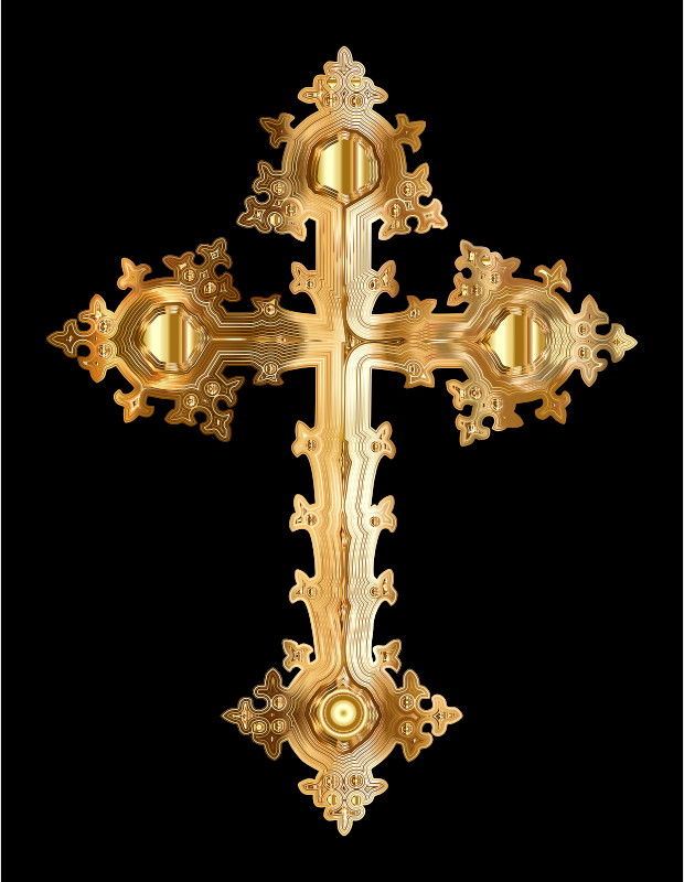 Golden Ornate Cross