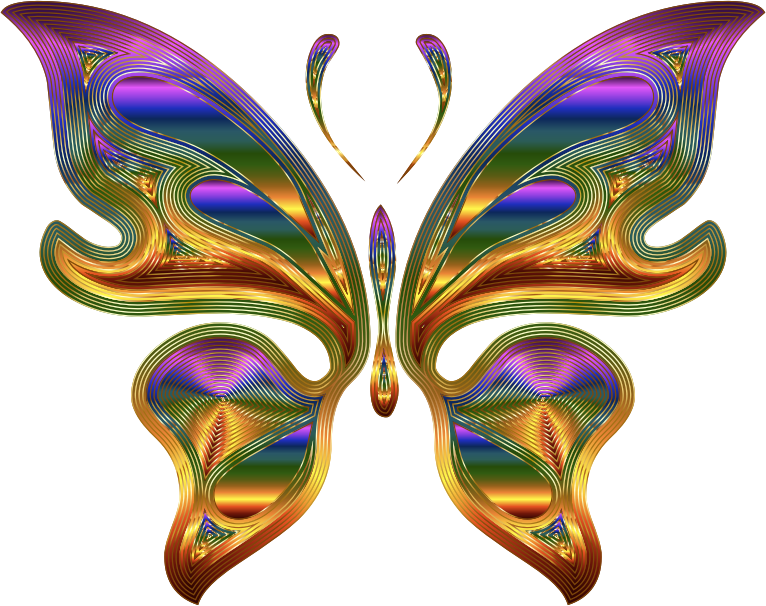 Prismatic Butterfly 9 Variation 2