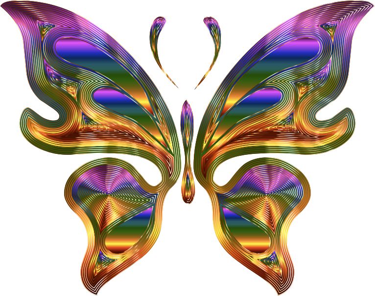 Prismatic Butterfly 9 Variation 3