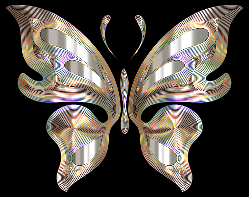 Prismatic Butterfly 12 Variation 3
