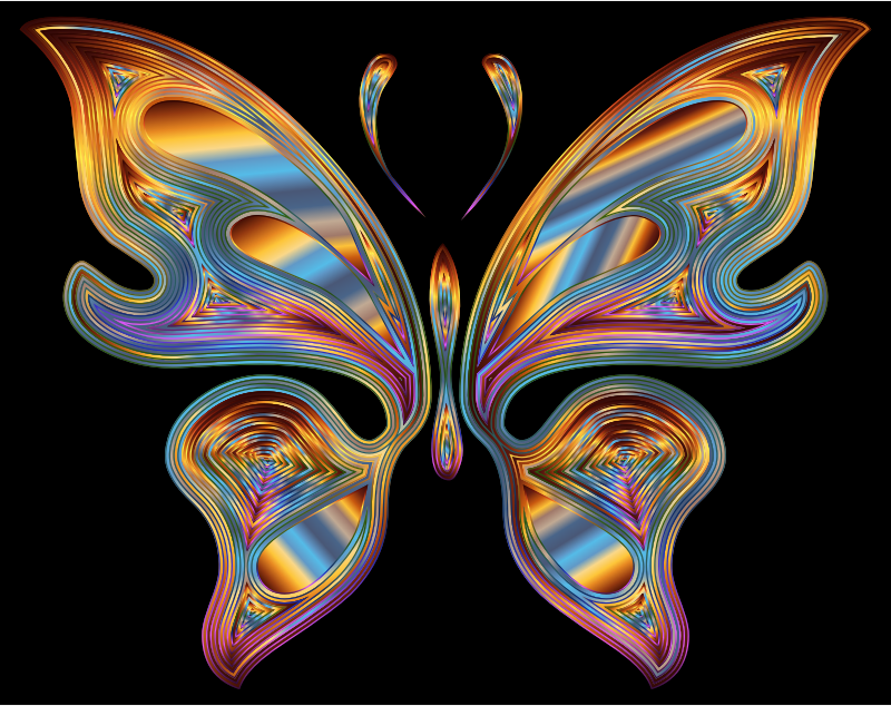 Prismatic Butterfly 13 Variation 4