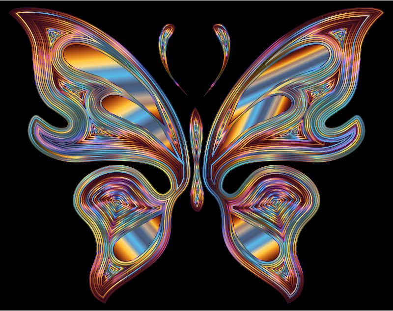 Prismatic Butterfly 13 Variation 6