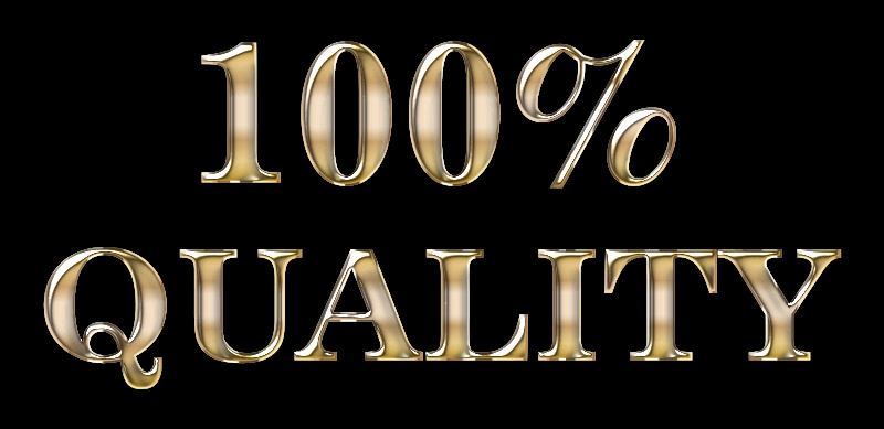 100 Percent Quality Typography Enhanced