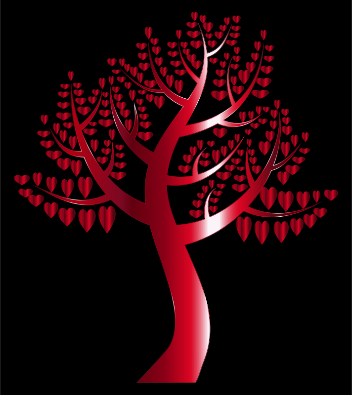 Simple Hearts Tree 11