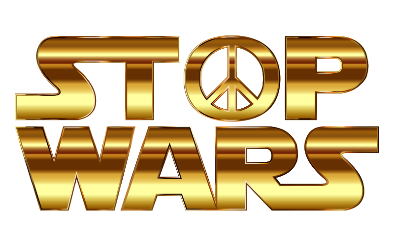 Stop Wars Gold Deeper Color Without Background