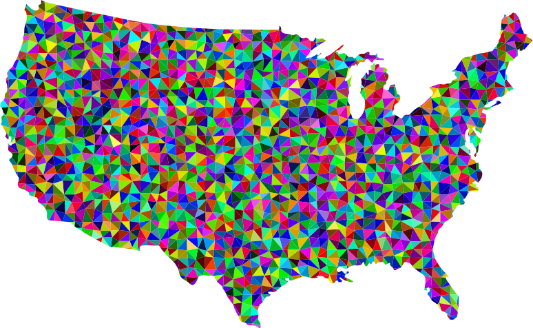 Prismatic Low Poly America