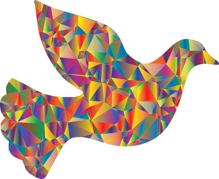 Low Poly Peace Dove