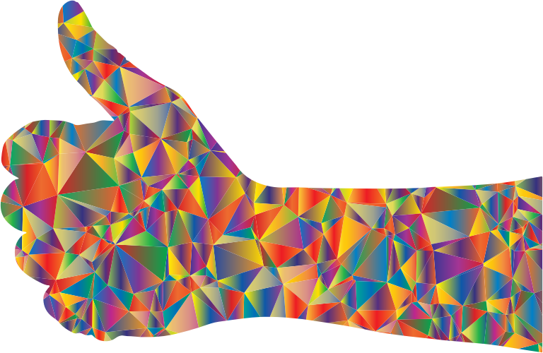 Low Poly Thumbs Up