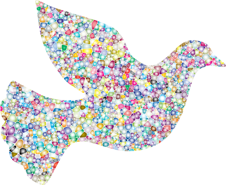 Sweet Tiled Peace Dove