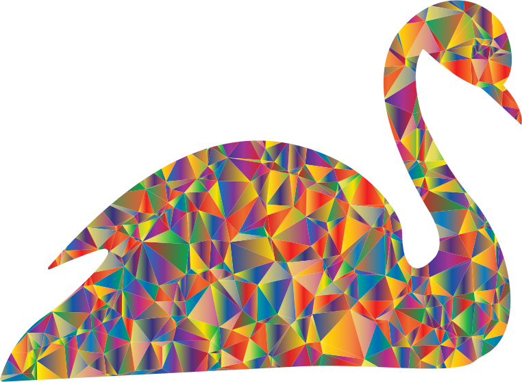 Polyprismatic Low Poly Swan