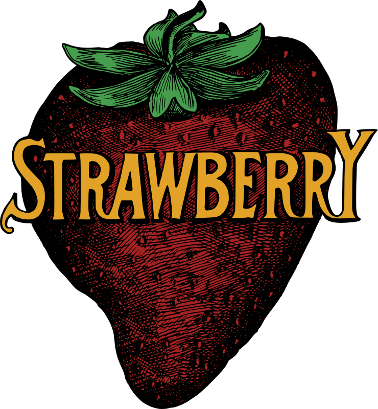 Strawberry - Text