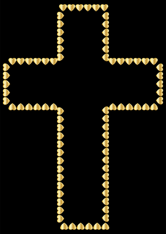 Golden Cross Hearts