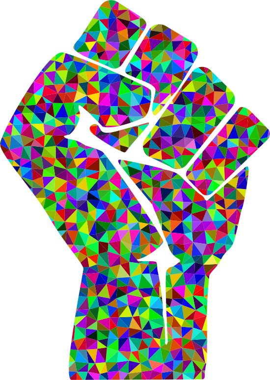 Prismatic Low Poly Fist