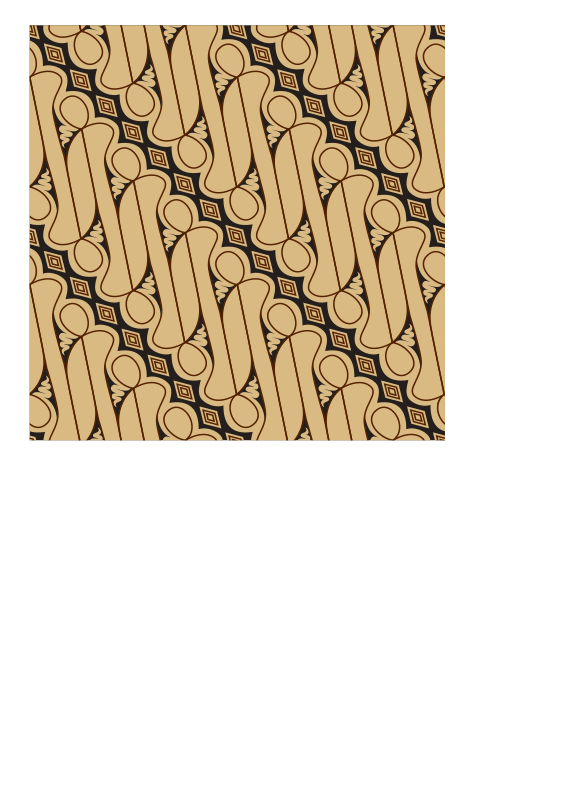 Batik Parang Rusak Seamless Pattern