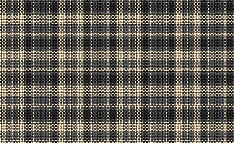 Woven Plaid Cloth Gray