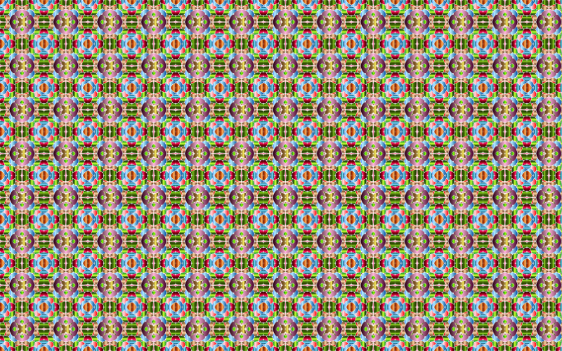 Seamless Chromatic Geometric Pattern 3