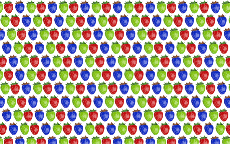 Seamless Shiny Strawberry Pattern 2