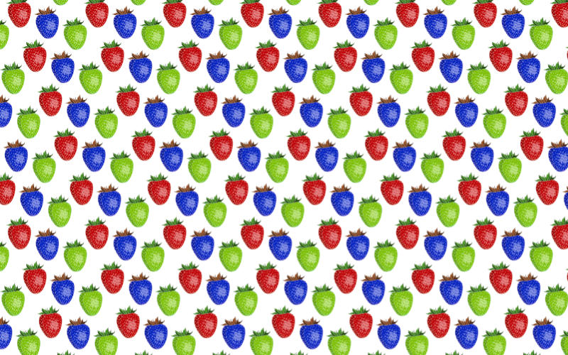 Seamless Shiny Strawberry Pattern 4