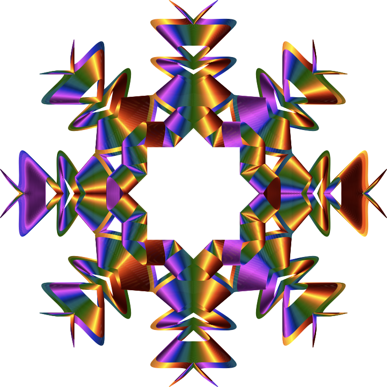 Prismatic Star Line Art 4 No Background