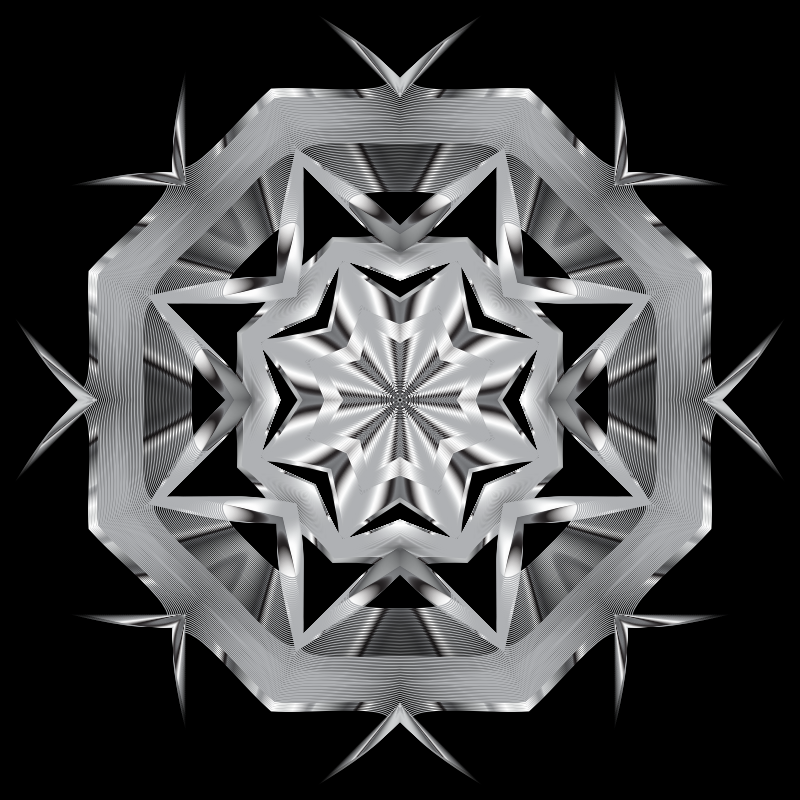 Prismatic Star Line Art 5 Variation 2