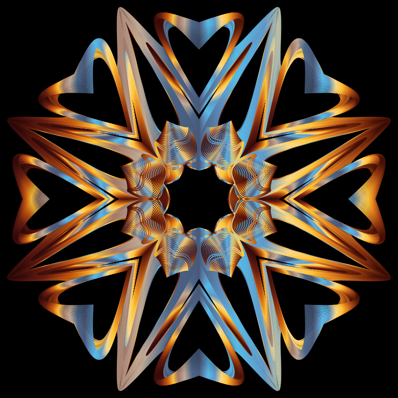 Prismatic Star Line Art 6 Variation 2