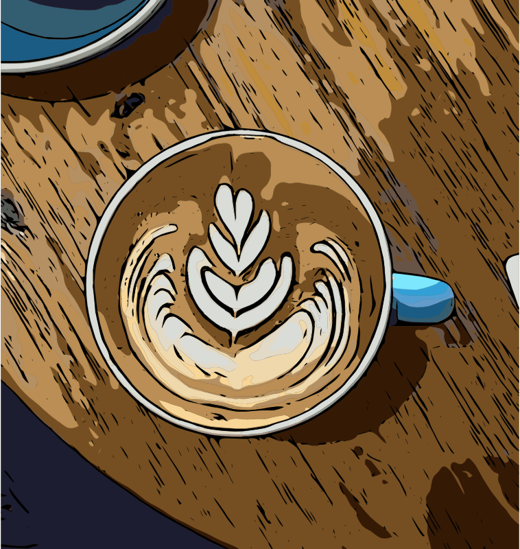 Coffee latte  is an art  Openclipart