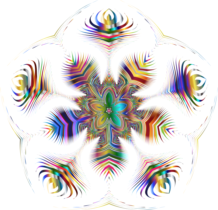 Prismatic Star Line Art 7 No Background