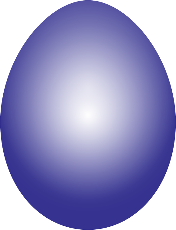 Purple Easter Egg