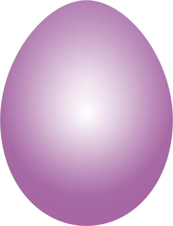 Plum Easter Egg