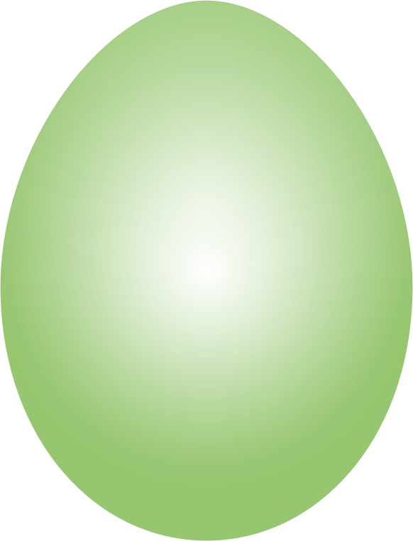 Lime Green Easter Egg