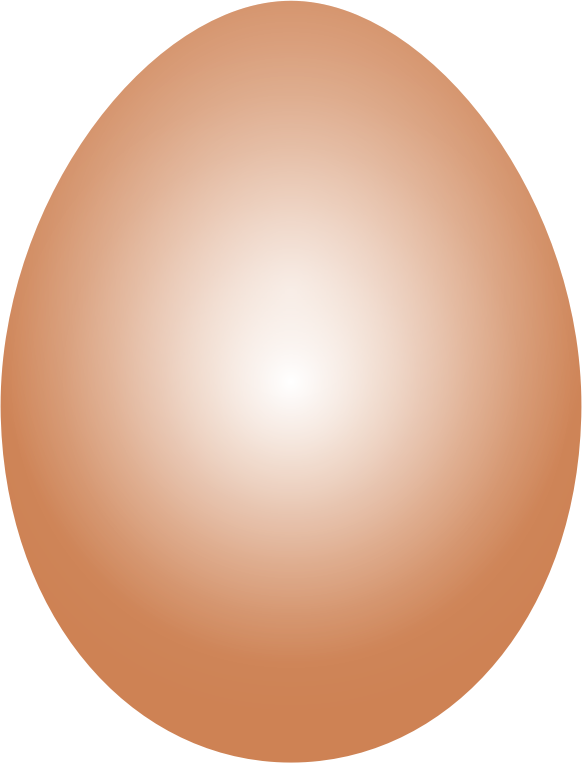 Brown Easter Egg