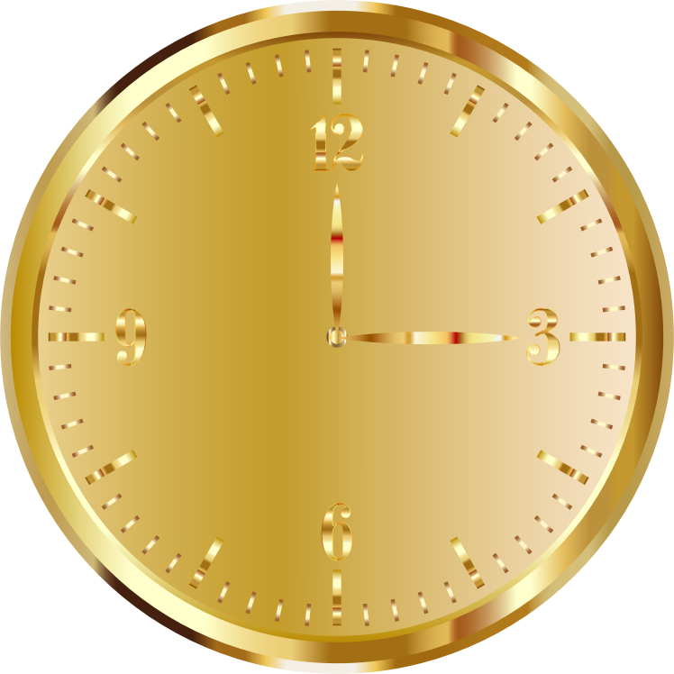 Gold Clock