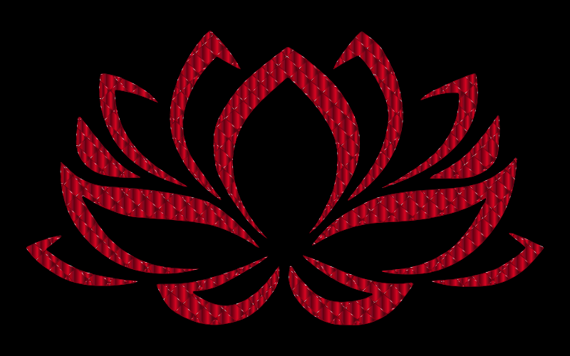 Vermillion Lotus Flower