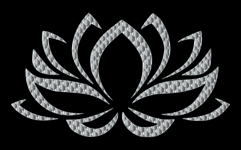 Chrome Lotus Flower