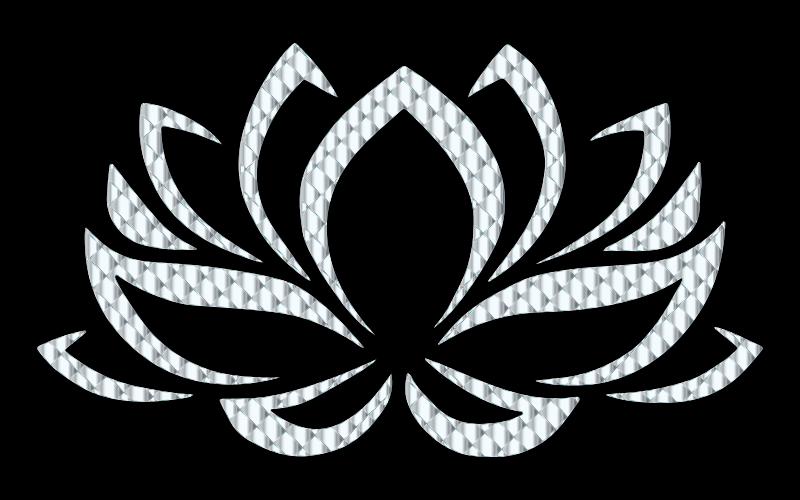 Silver Lotus Flower