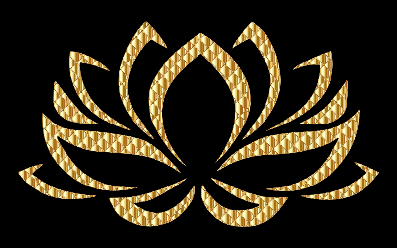 Golden Lotus Flower