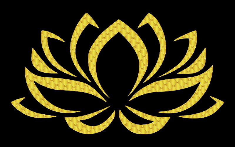 Golden Lotus Flower 3