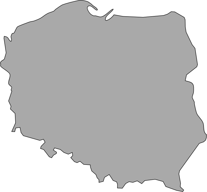 Map of Poland