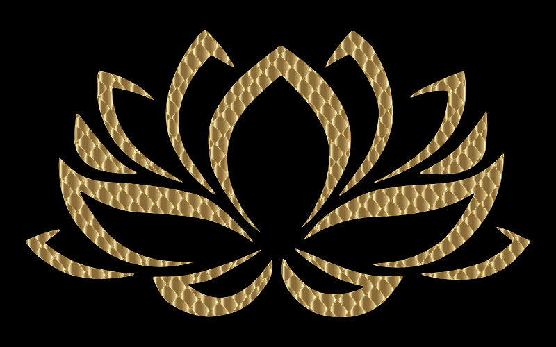 Golden Lotus Flower 4