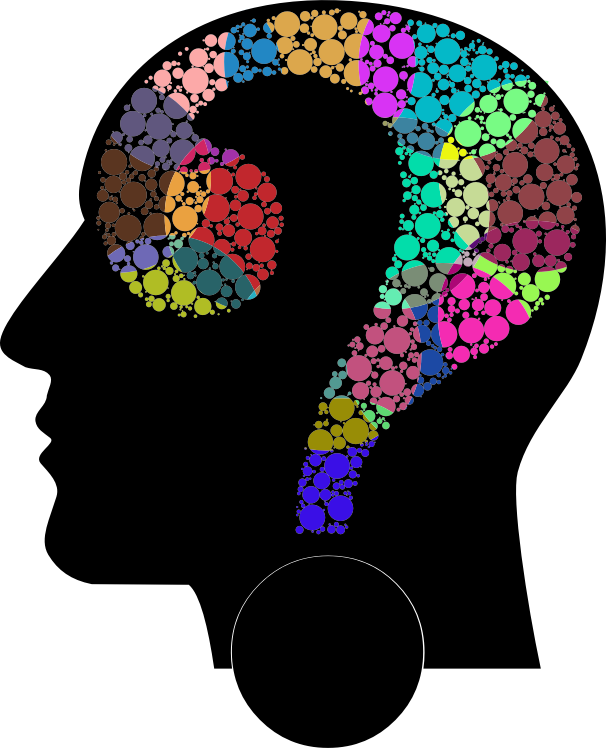 Colorful Question Head Circles 14