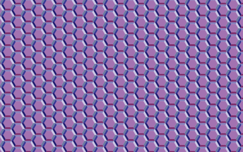 Seamless Hexagonal Gem Pattern