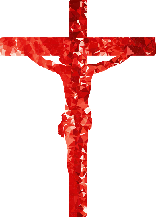 Ruby Crucifix