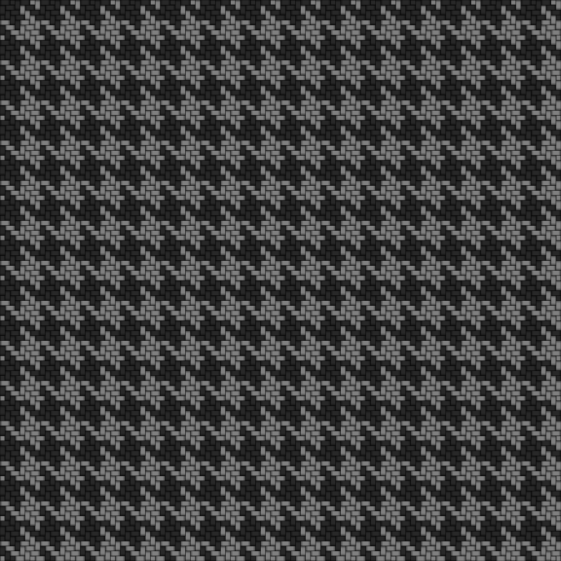 Hounds-tooth Fabric Gray Black