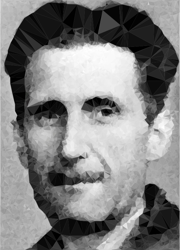 Low Poly George Orwell