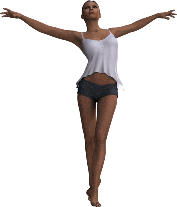 Woman With Outstretched Arms