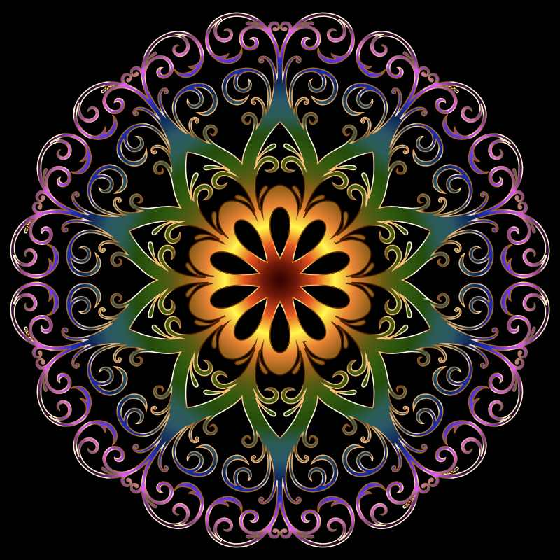 Prismatic Flourish Snowflake